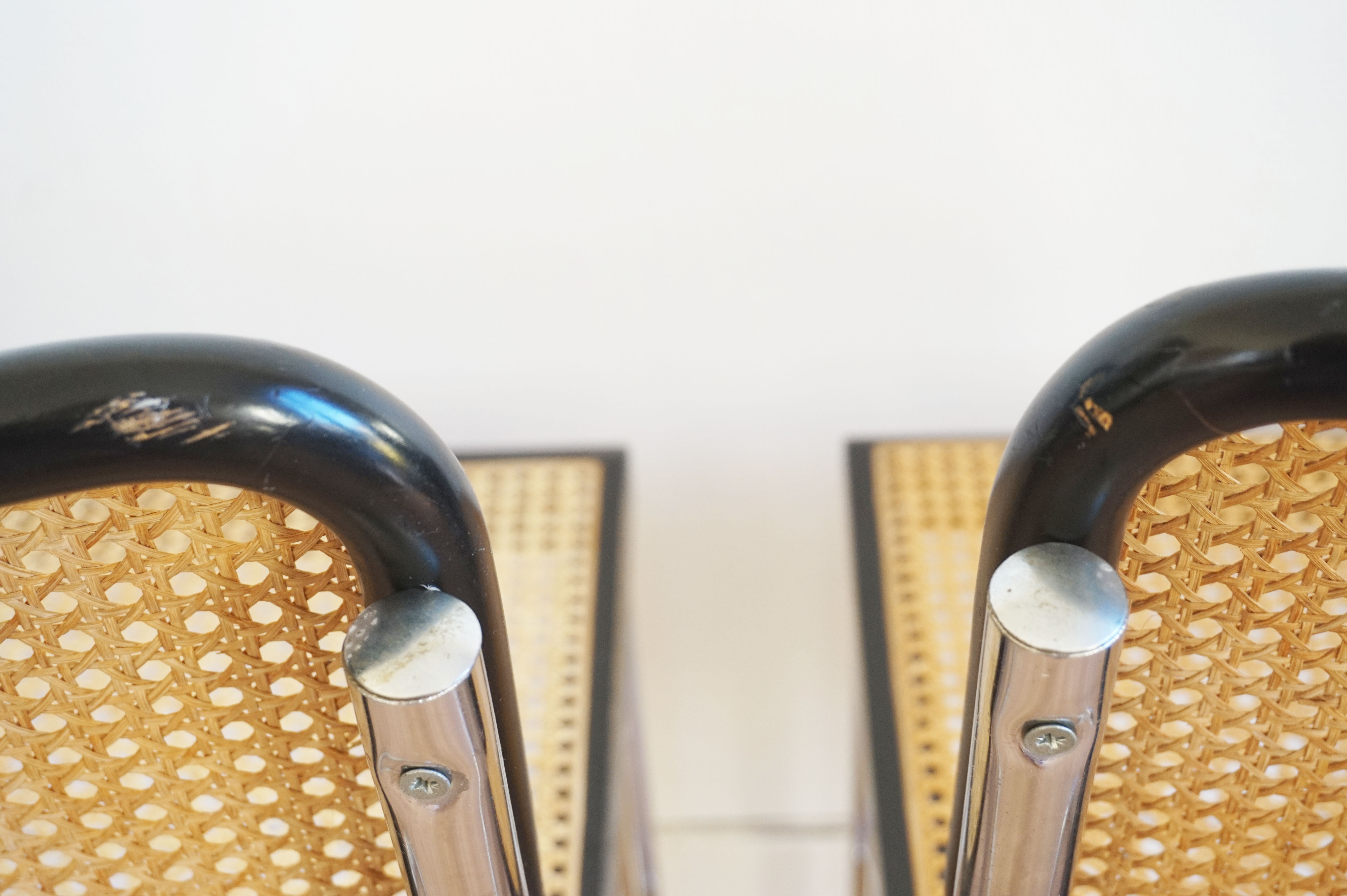 Pair of chairs by Marcel Breuer model B32