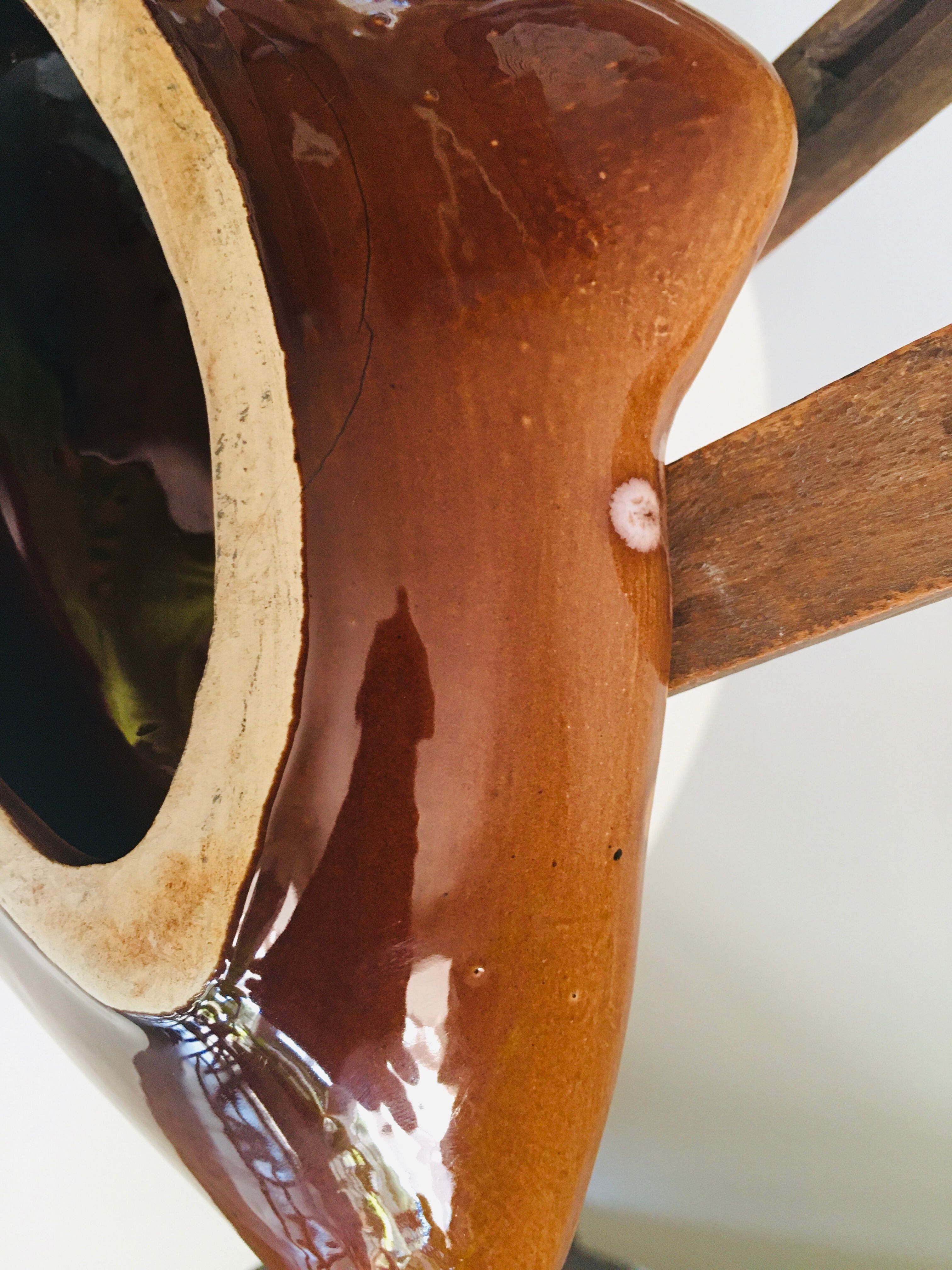 Empty pocket vintage fish from Vallauris