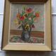 Huile sur toile bouquet de fleurs