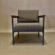 Armchair metal and teak 1950