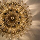 J.T. Kalmar Plaffoniere avec cristaux de verre de Murano, Autriche 1960