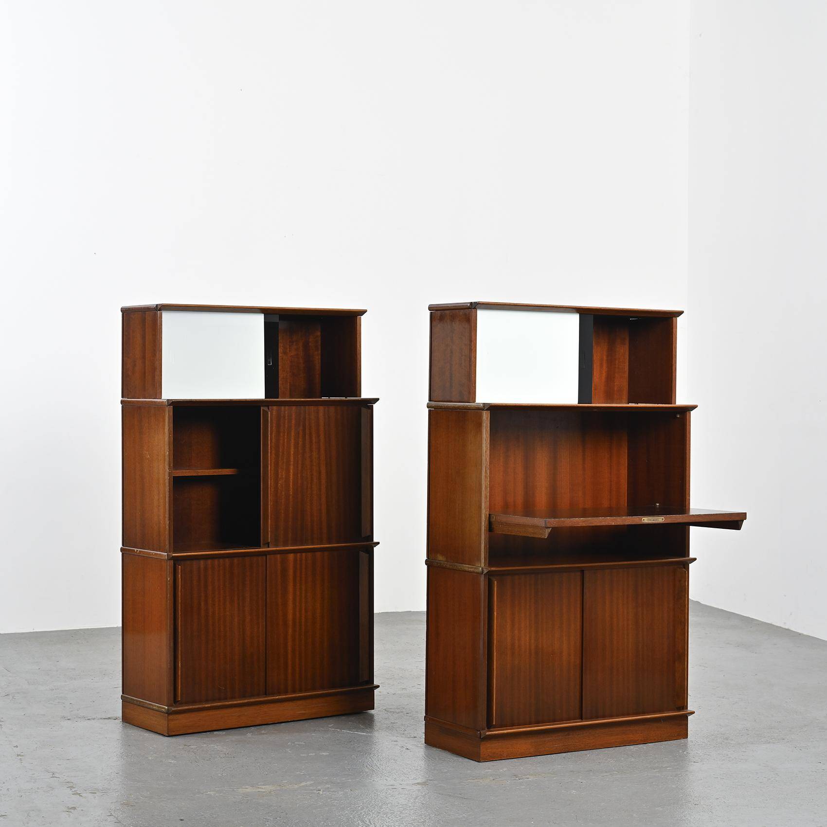 Pair of oscar furniture bookcases, circa 1955