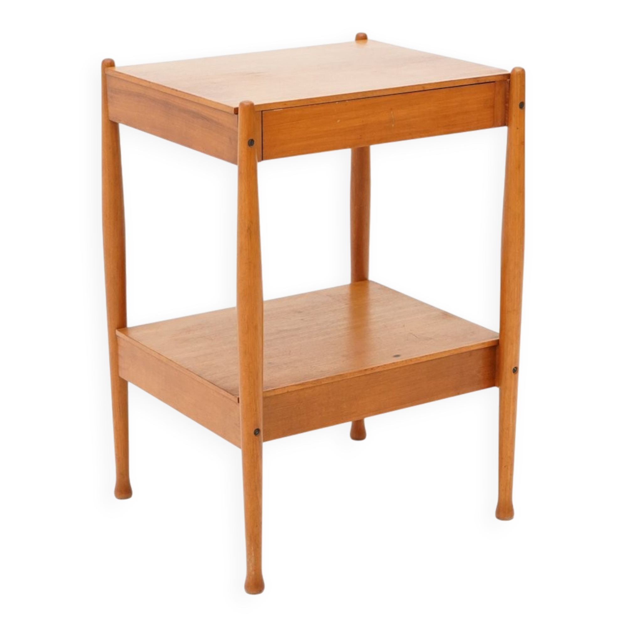 Bedside table with drawer by Fratelli Reguitti, 1960s