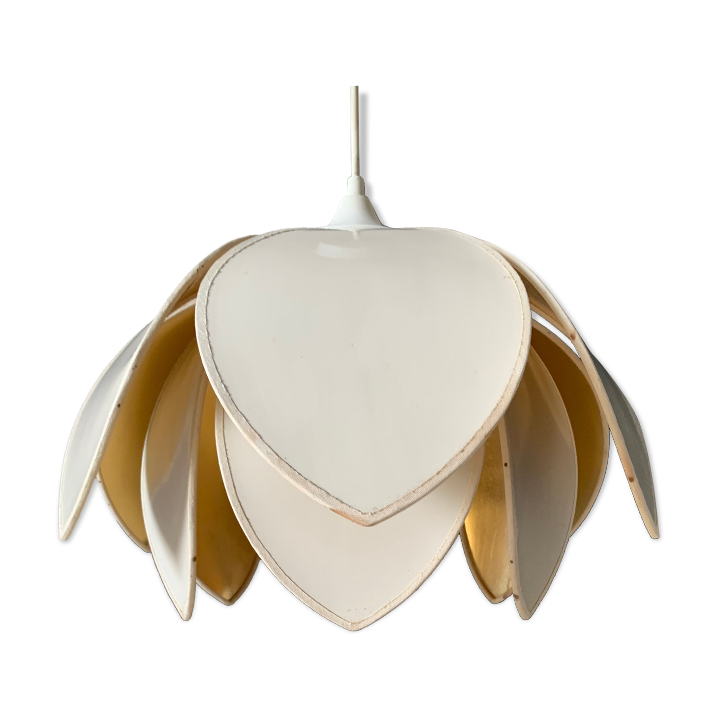 Suspension fleur de lotus vintage