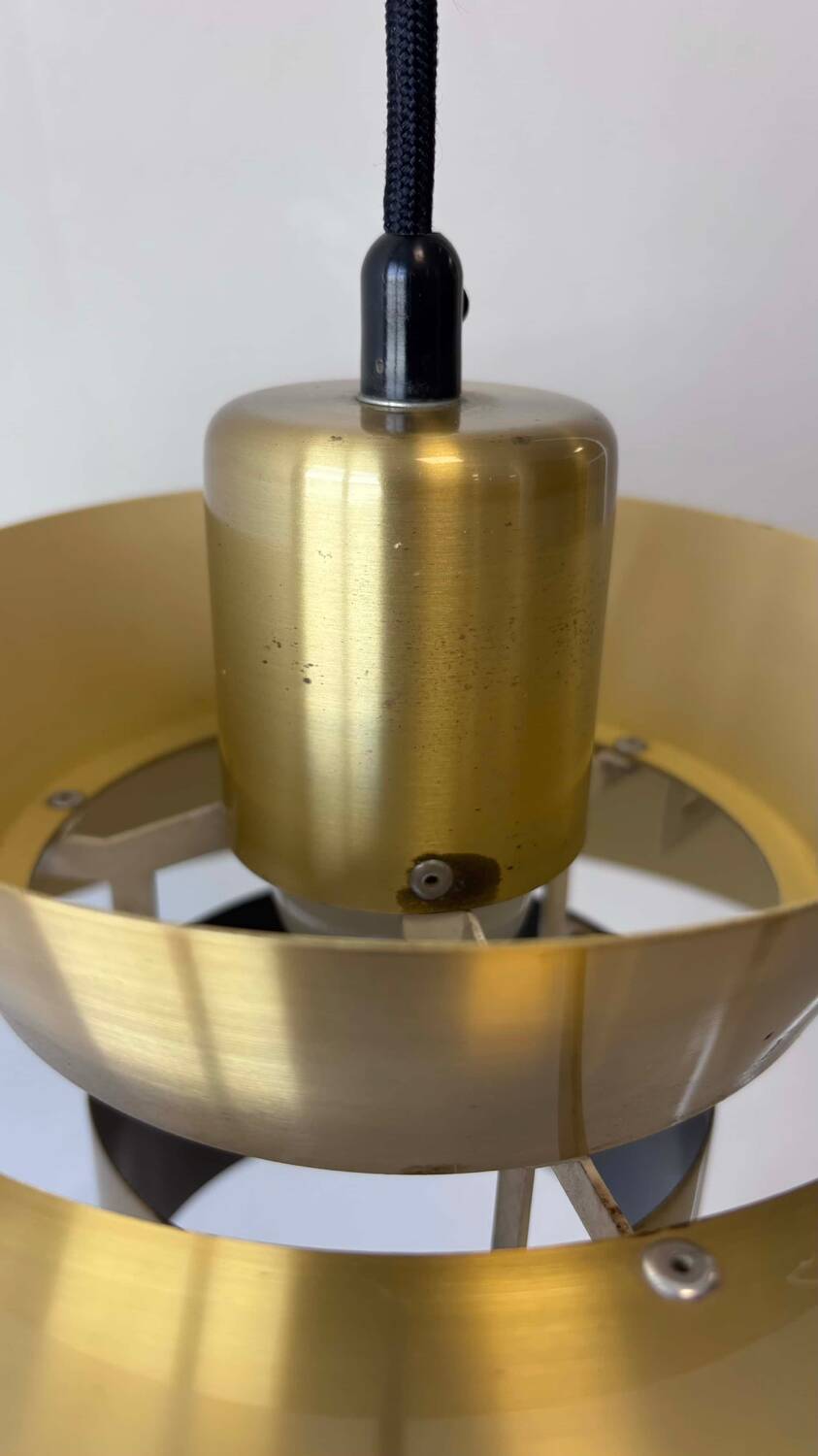 Vintage pendant lamp brass