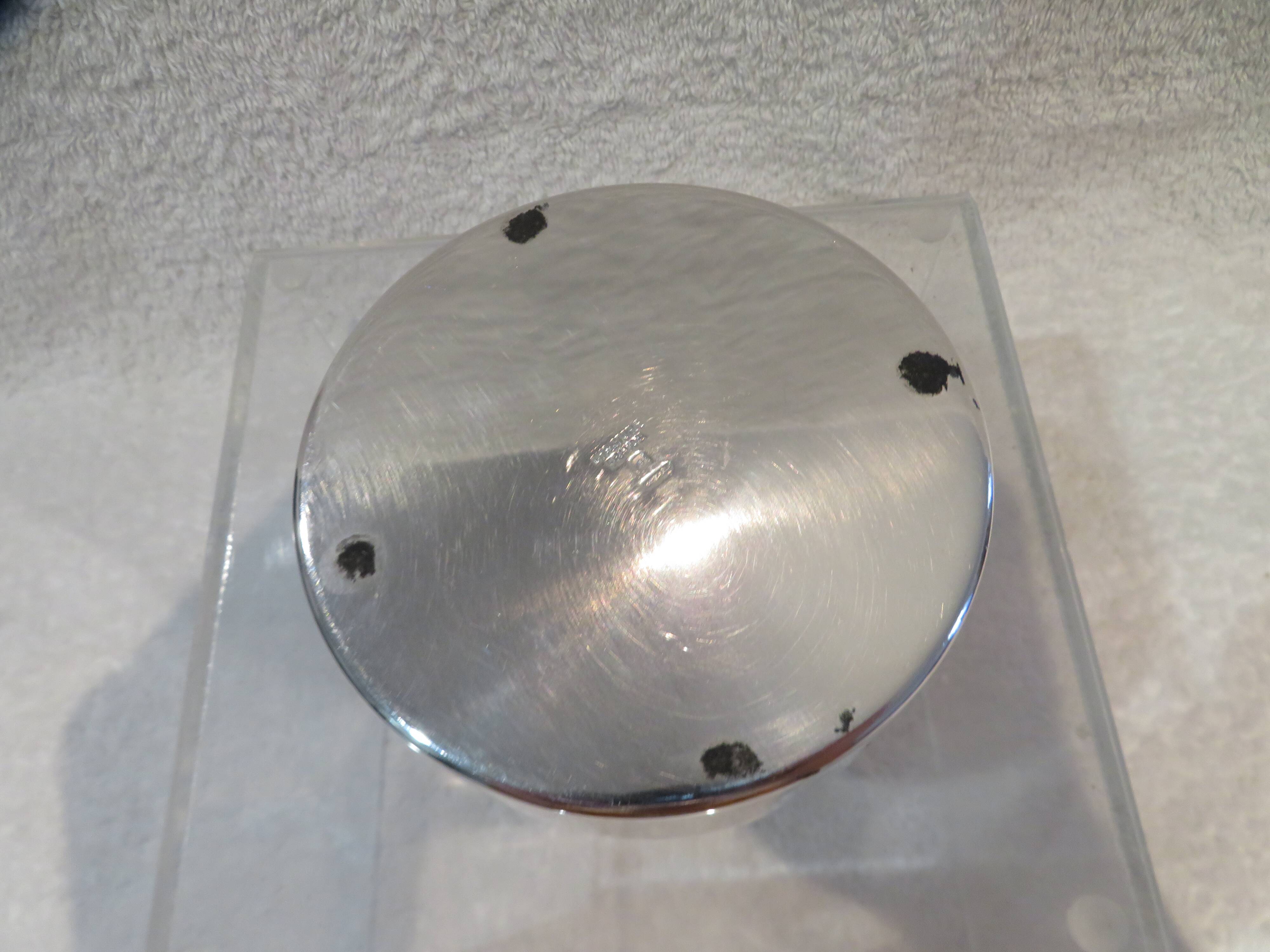 Christofle silver plated sugar bowl, Mercury model, Lino Sabattini