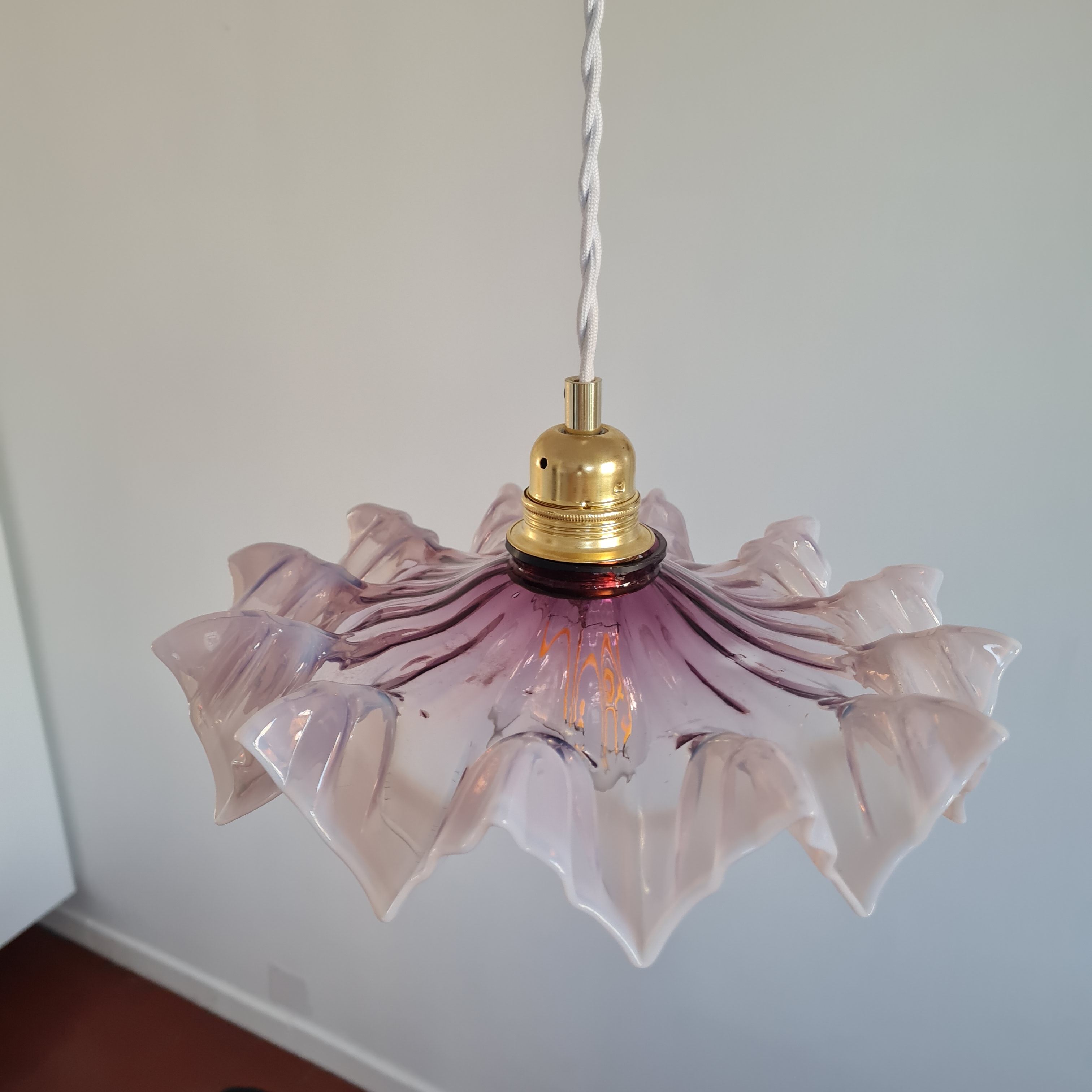 Crystal flower suspension
