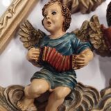Very realistic angel figurines in resin, signed and handmade in Italy.