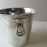 Seau à glaçon en argent massif décor art deco 460 gr