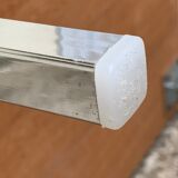 Vintage rosewood chest of drawers aluminum and chrome 1960