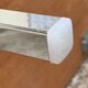 Vintage rosewood chest of drawers aluminum and chrome 1960