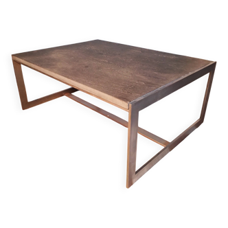 1960s slate coffee table