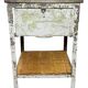 Commode en fer industriel gris, années 1950