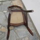 Antique canned chair