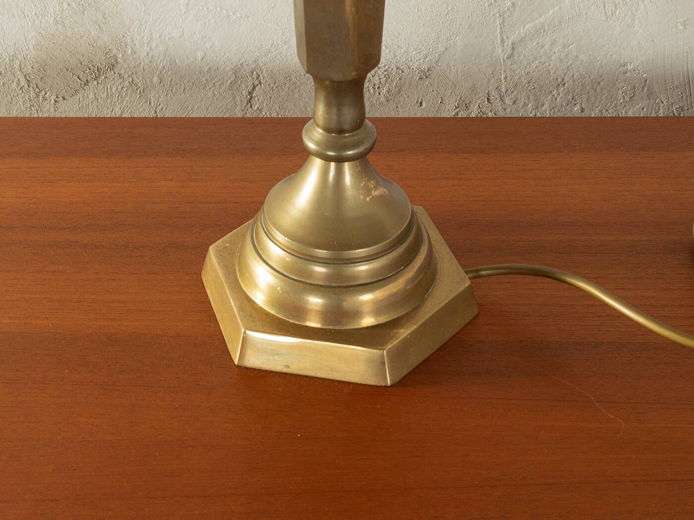 2x Large brass Table Lamps from the 60s