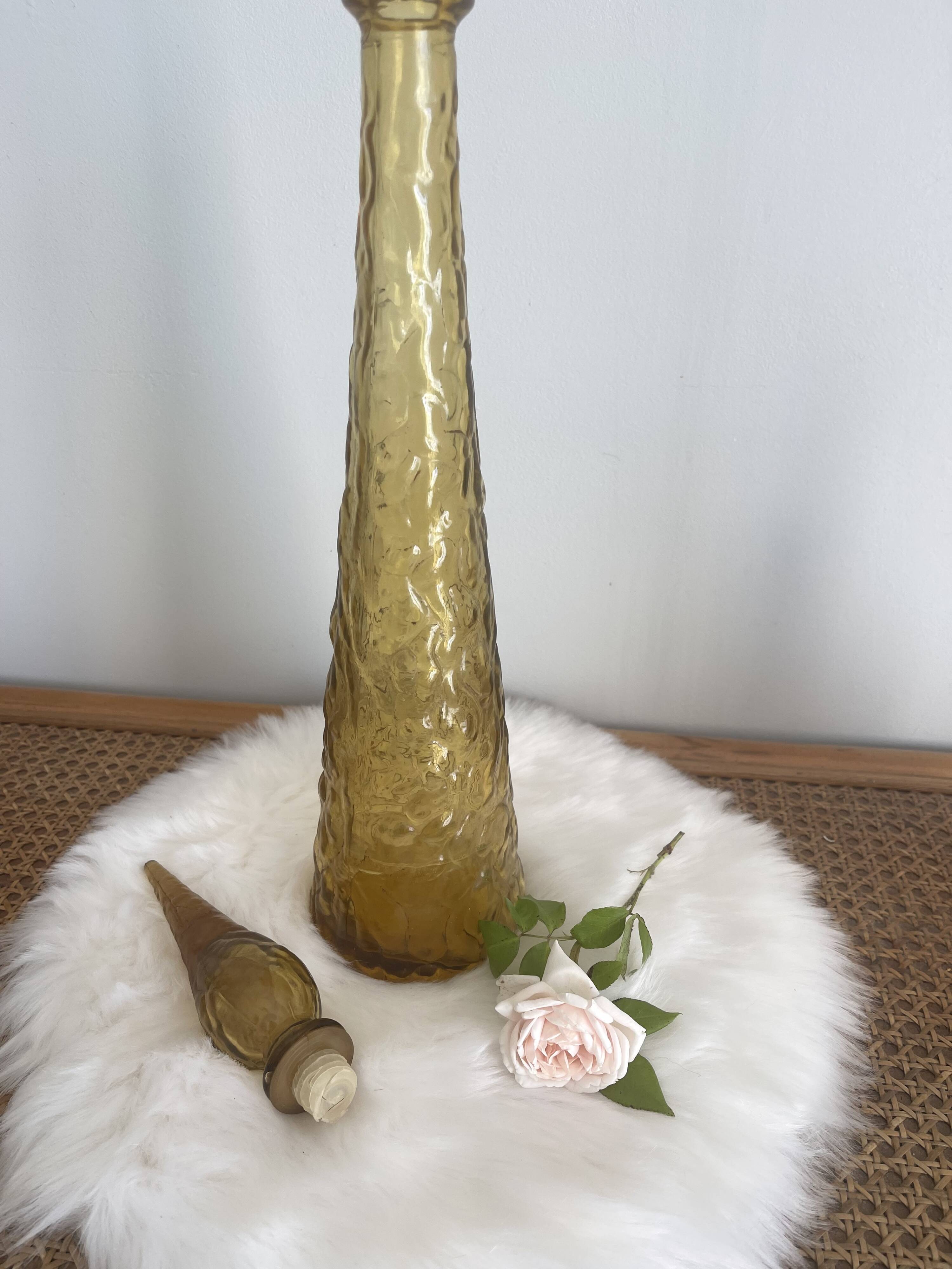 Italian glass carafe from Epoli