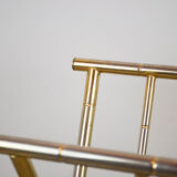 Bamboo gilded metal magazine door