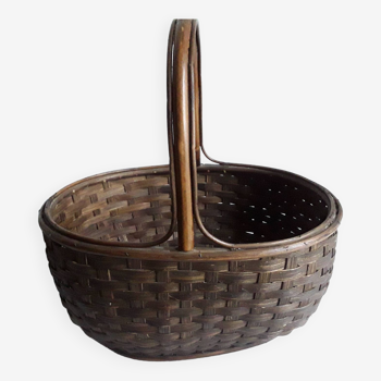 Old woven chestnut basket