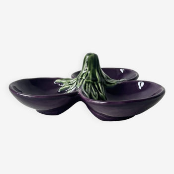 Eggplant ceramic dish