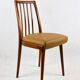 Camel Brown Natural Leather Dining Chair, 1970s