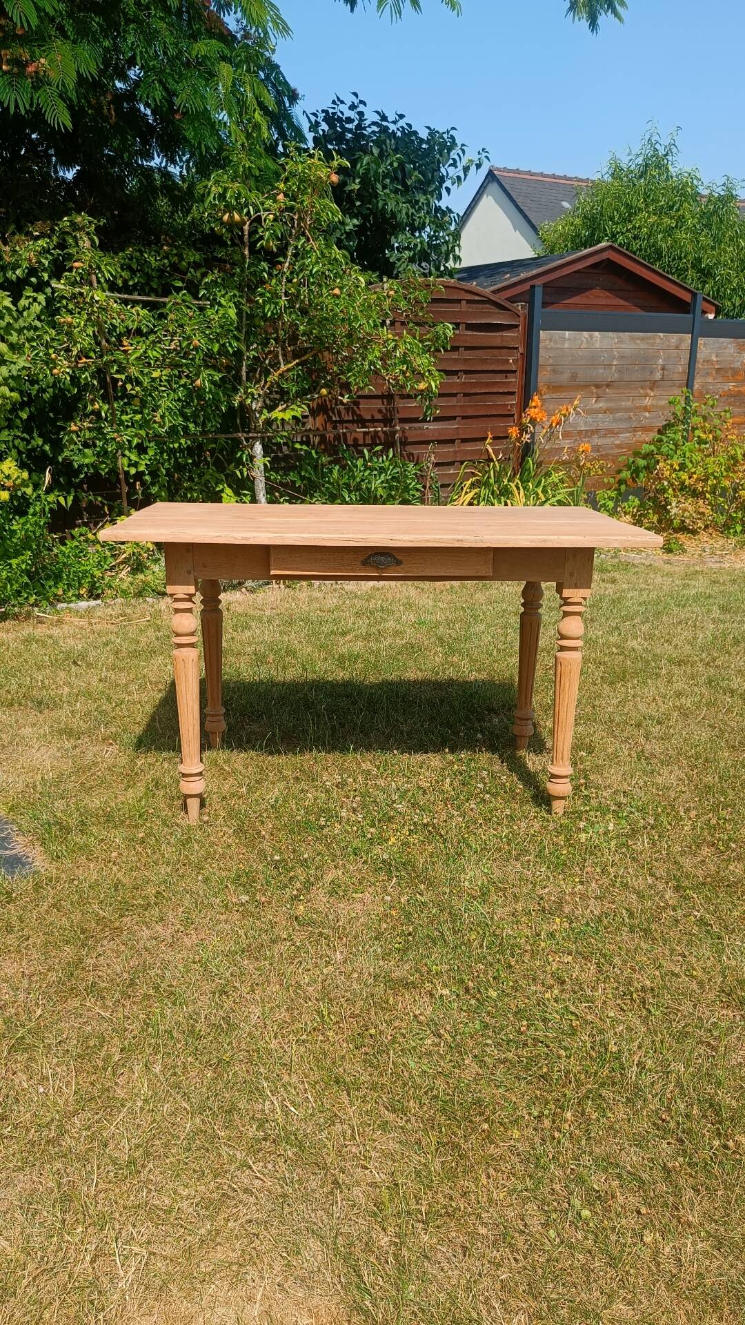 Oak farmhouse table