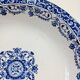 Large round and hollow dish Longwy Louis XV