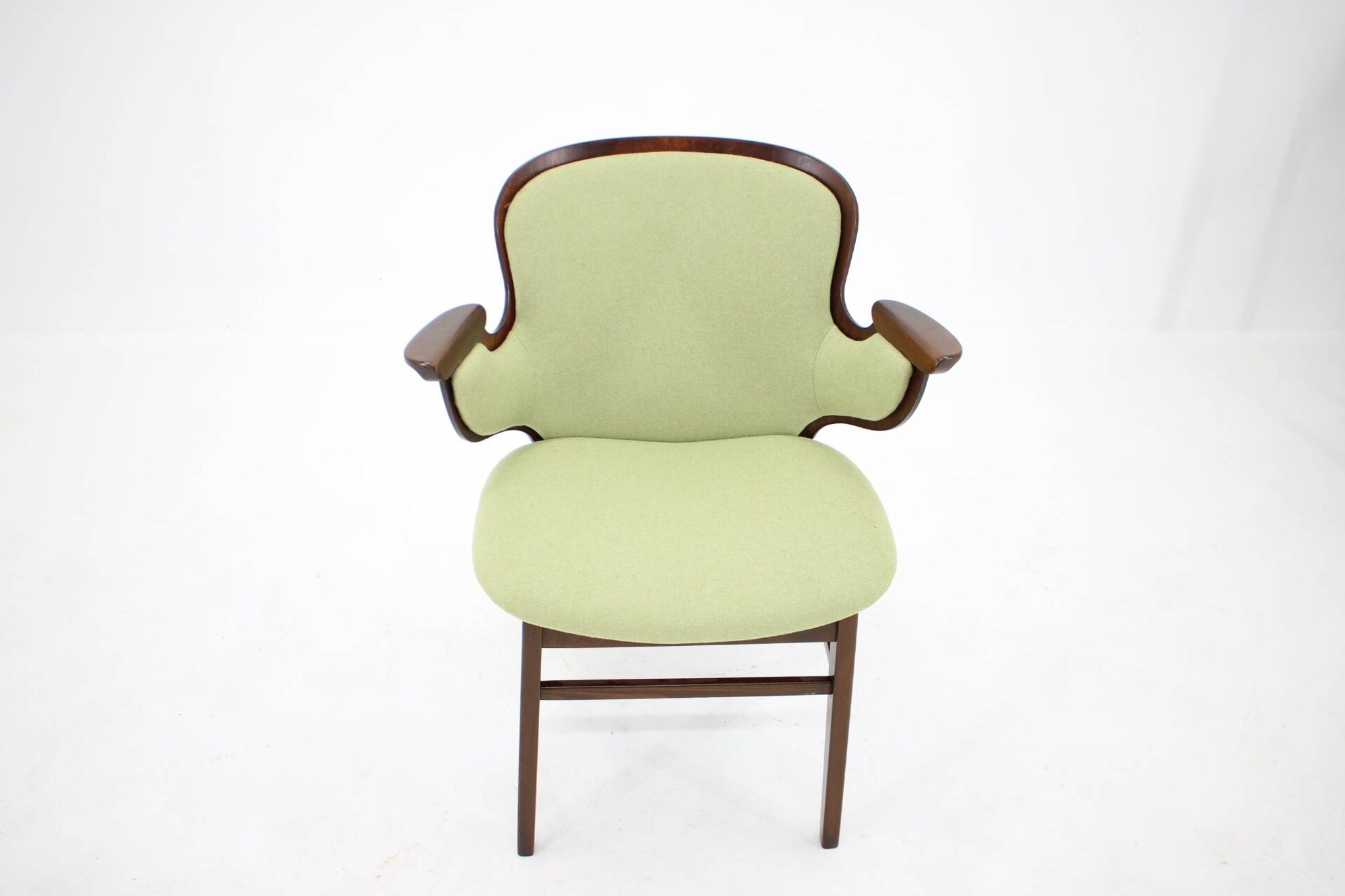 1950s Hans Olsen Beech Shell Chair For Bramin Mobler, Denmark