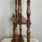 Napoleon III Wall Shelf in Walnut, 19th Century
