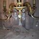 Crystal tassel chandelier 6 candle lights
