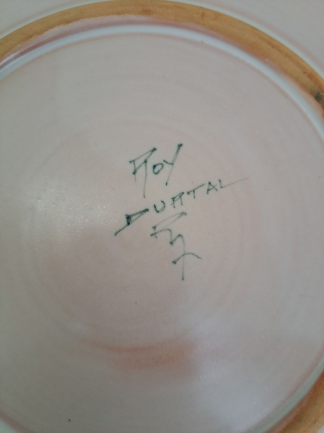 Plate Yvon Durtal Vallauris