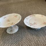 2 plates presentation .porcelain .