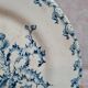 Antique plate with blue thistle decoration – Terre de fer spirit