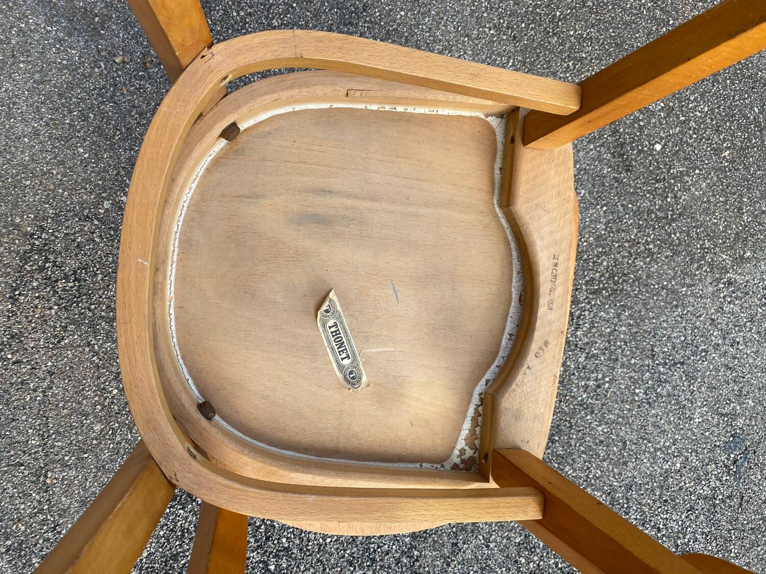 Duo of Thonet bistro chairs