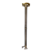 Plexi and brass floor lamp