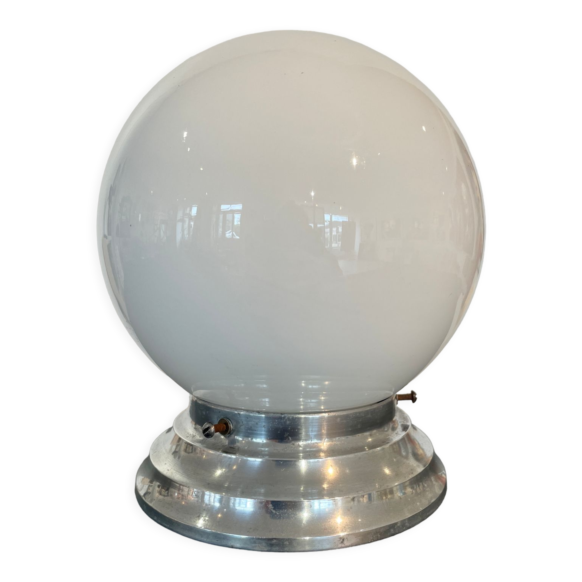 Lampe boule vintage à poser