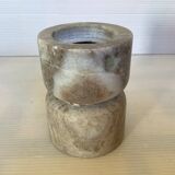 Diabolo marble candle holder