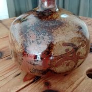 Valérien Taber Vallauris vintage stoneware lamp