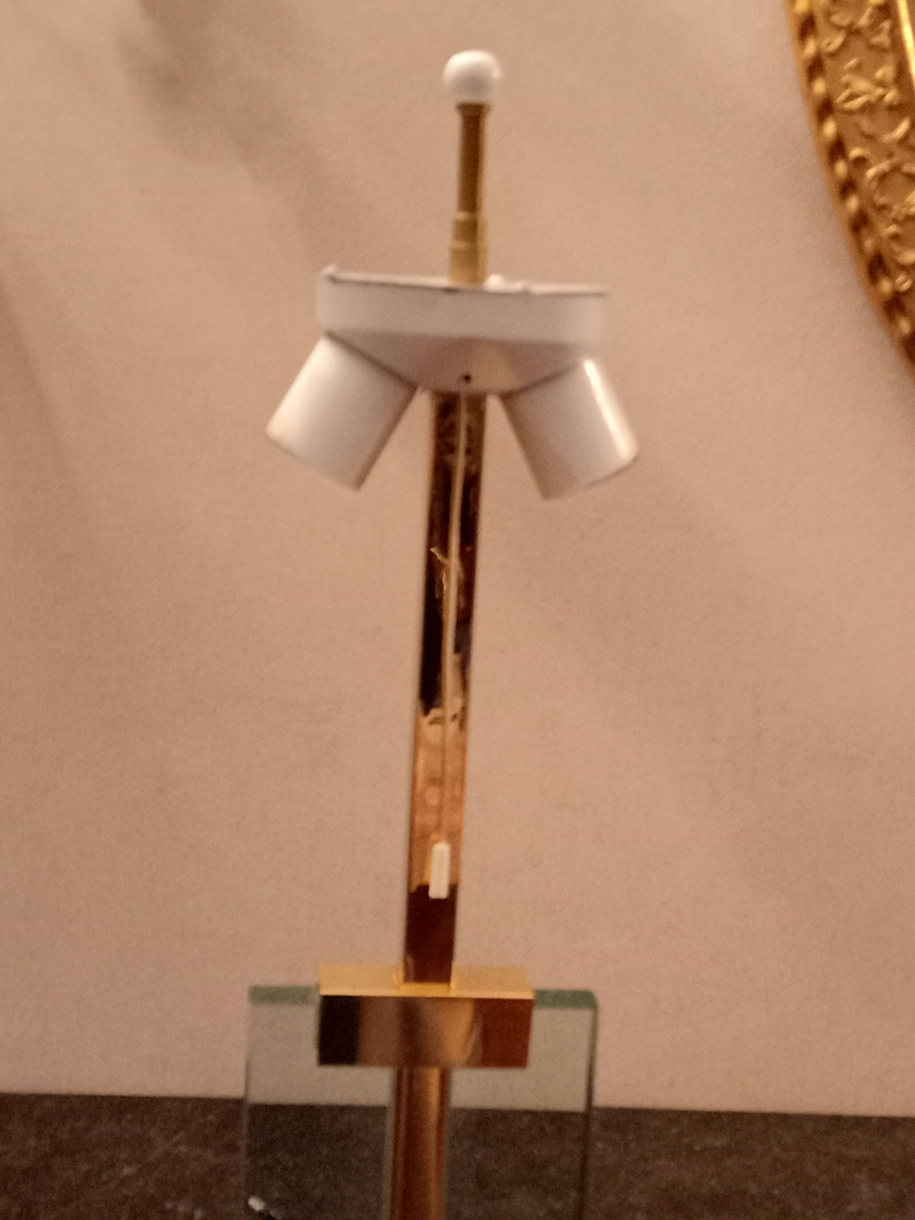 Pied de lampe années 80