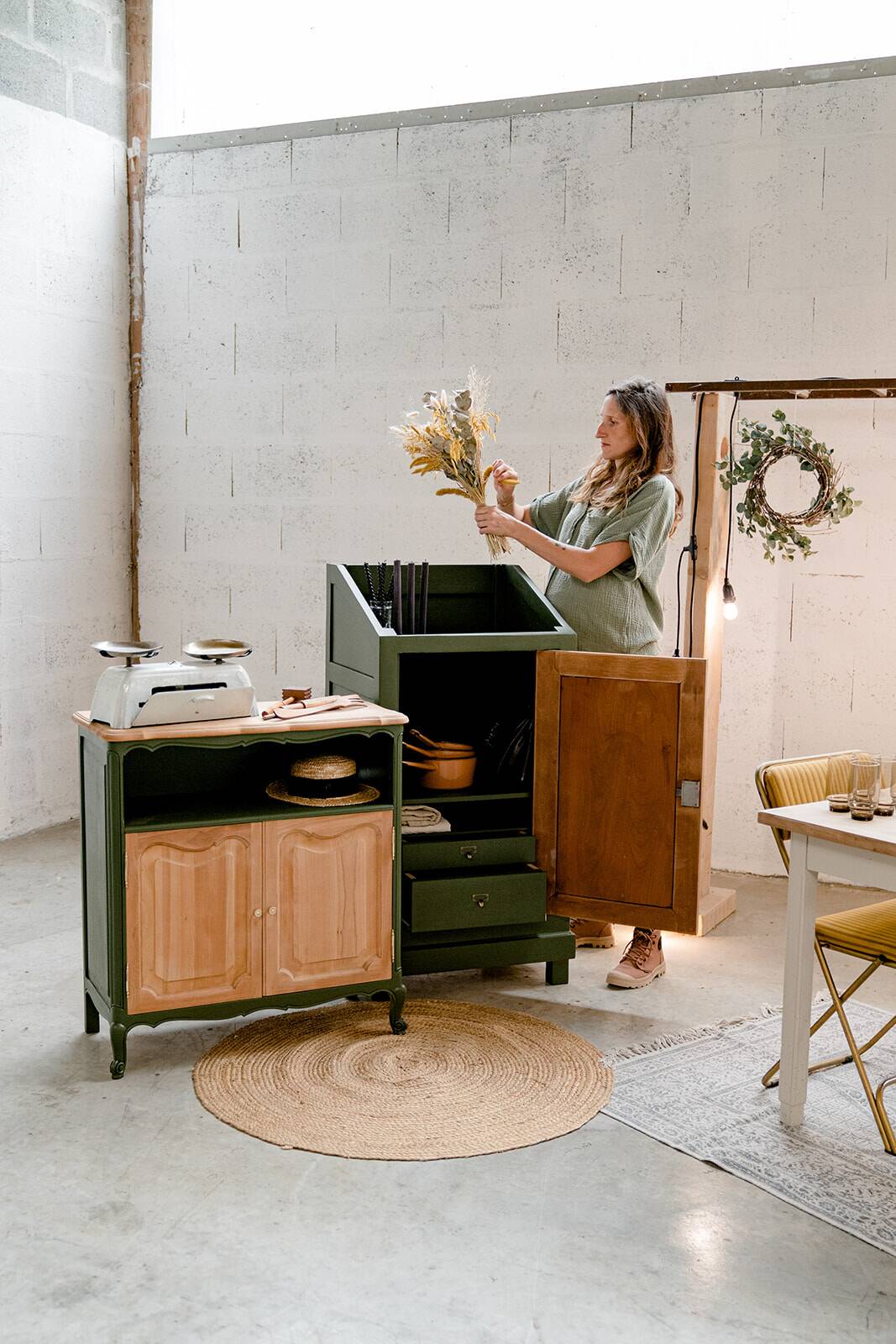 Low vintage sideboard