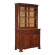 Antique Louis-Philippe walnut library, Italy, 19th century