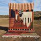 Multicoloured Moroccan Berber rug 300x200 cm – figurative pattern – handmade