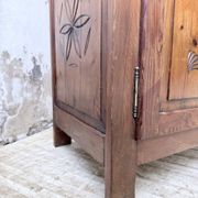 Meuble de rangement confiturier art populaire savoyard 1950