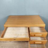 Vintage coffered desk