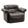 De Sede Black Smooth Leather Design Lounge Chair DS17. Swiss, 1970s
