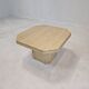 Side table in travertine, 1980s