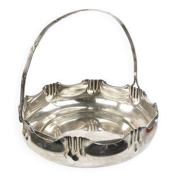 Panier à fruits Art Nouveau, argent, Kaiser, Allemagne, début du 20e siècle