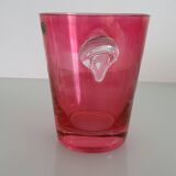 Cut crystal ice bucket - Boussu art glassware