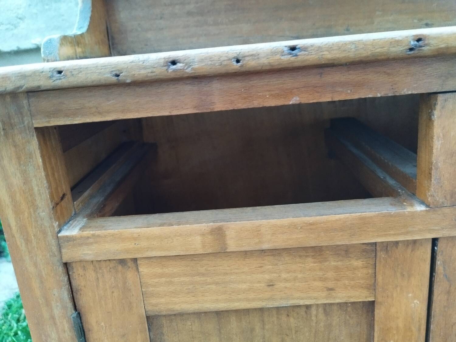 Petit buffet meuble de cuisine d'appoint ancien vintage