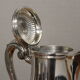 Silver metal coffee set - christofle - gallia collection