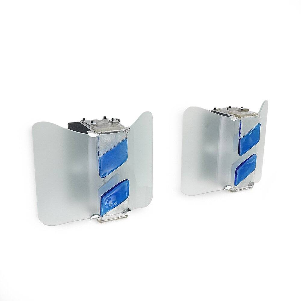 Murano glass wall sconces, 1980s, set of 2